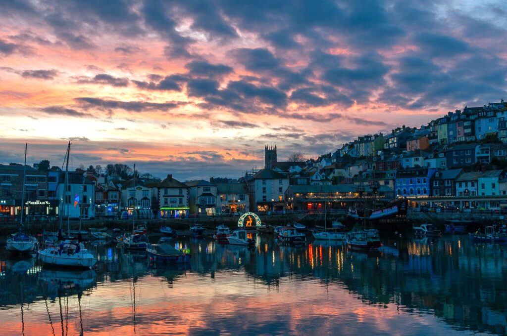 Brixham outdoors during sunset 